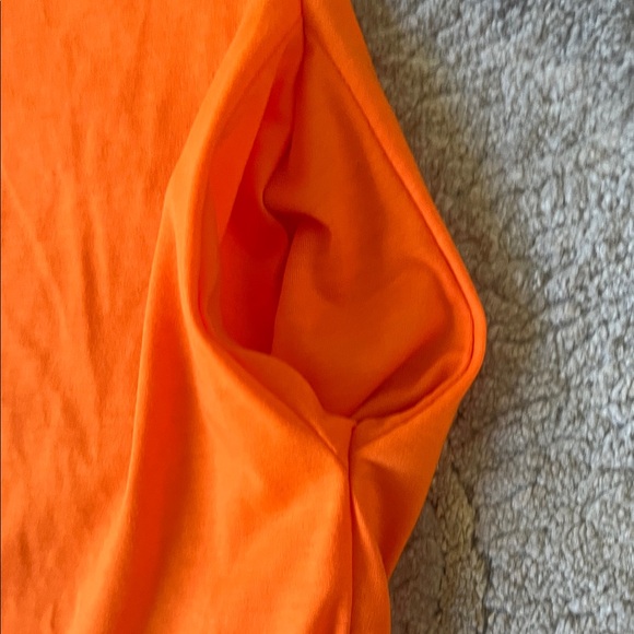 Bright Orange T-Shirt Dress Size Large - Picture 5 of 8